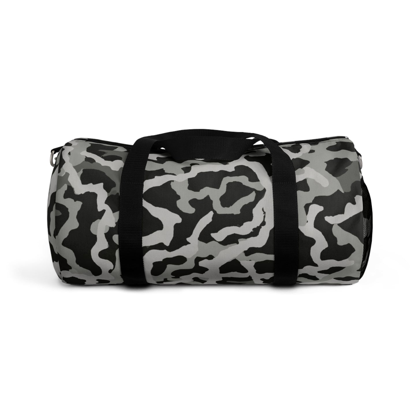Tropical Duffel Bag - Perfect for Travel and Gym / Coral Threads, Noir