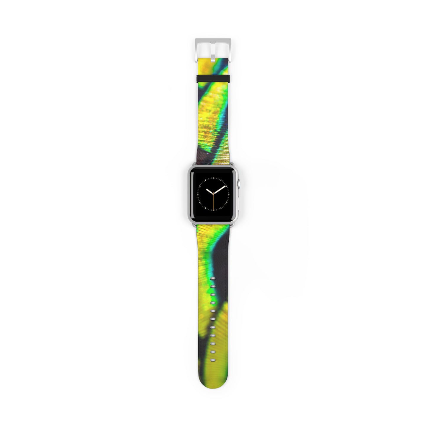 Apple Watch Band - Yellow Peacock Feathers