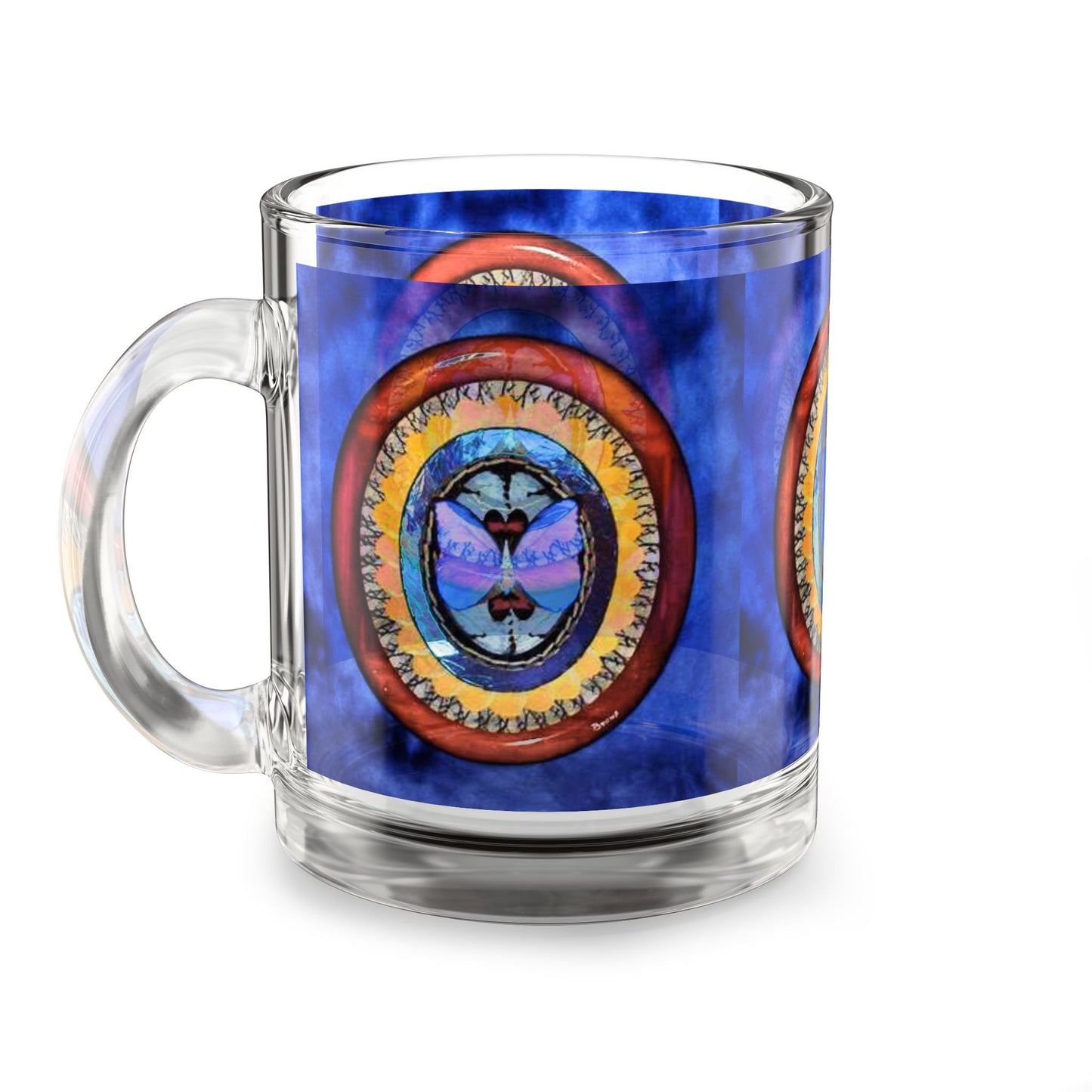 Oval Real Butterfly Wing Art Mug - 10oz, Perfect for Buttefly Lovers