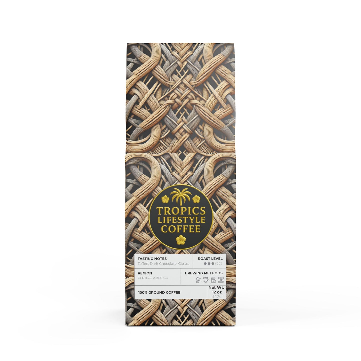 Citrus Bay Blend™ (Medium Roast) Specialty Grade Craft Coffee / Beach Wicker