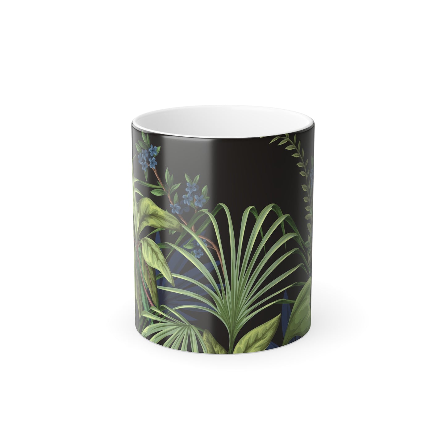 Color Morphing Mug, 11oz, Midnight Jungle