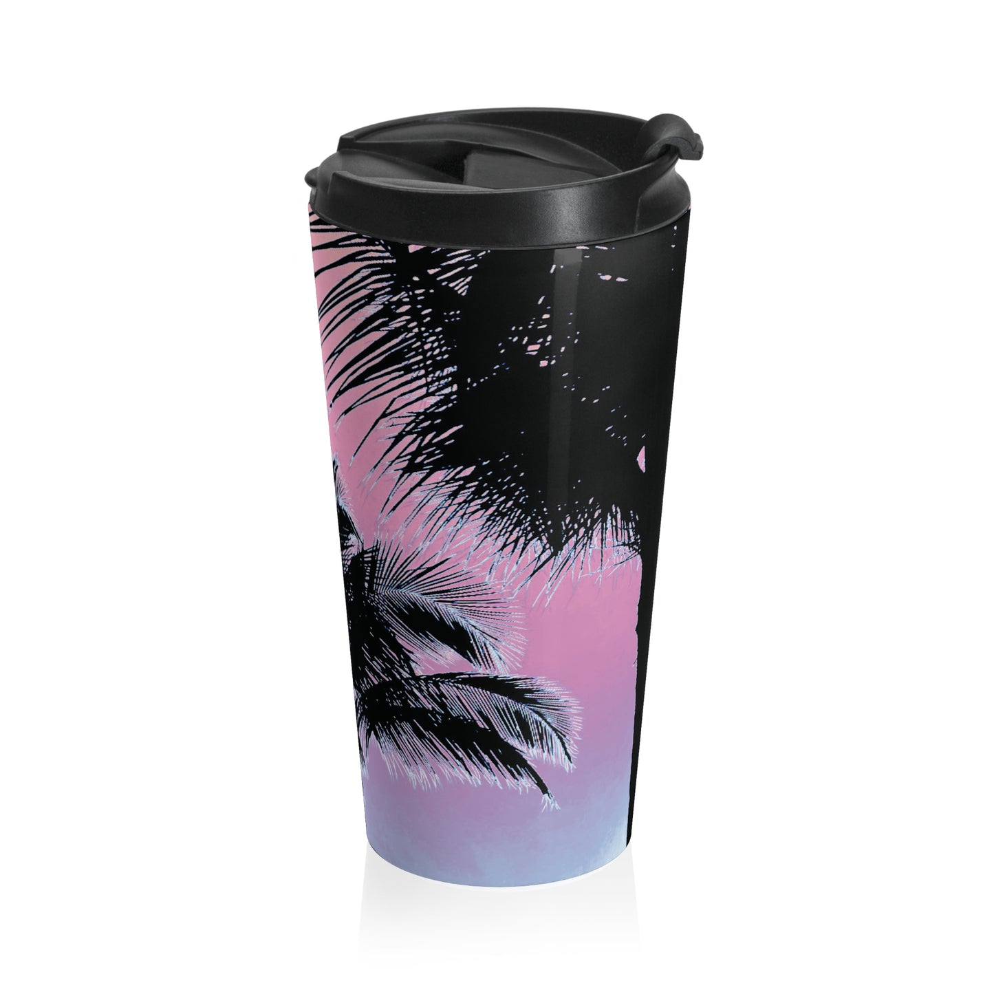 15 oz. Stainless Steel Travel Mug / Palm Glow Pastels