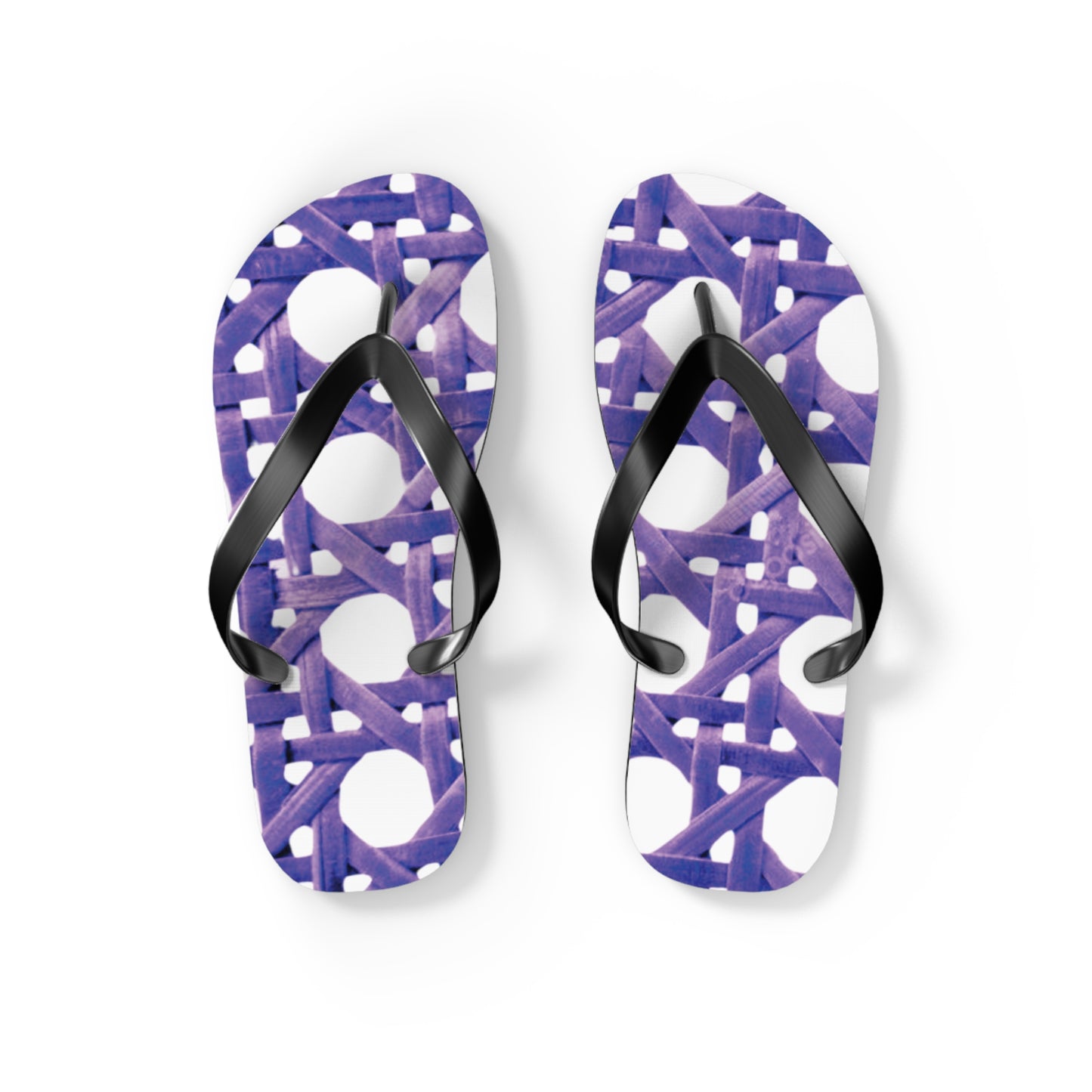 Flip Flops - Beach Chair Wicker, Amethyst
