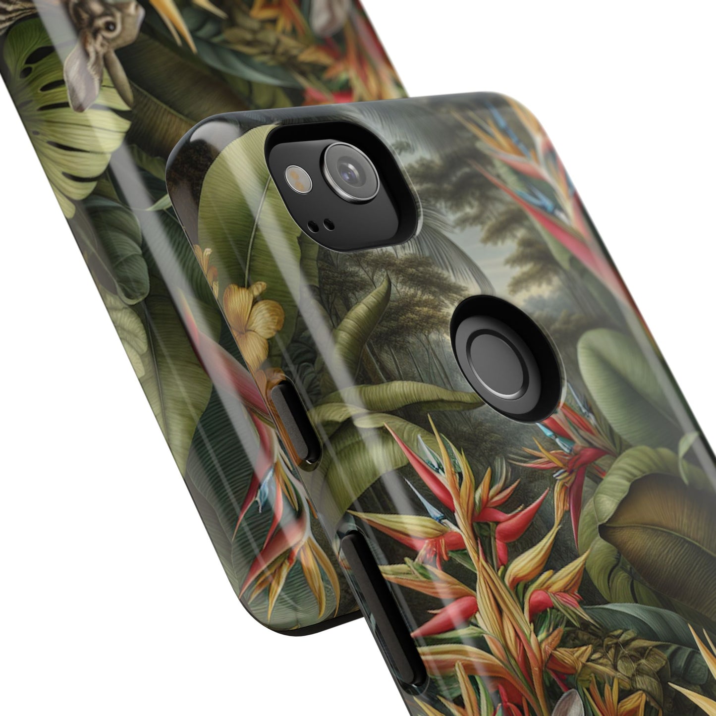 Rainforest Rabbit Outing Phone Case - Tough Cases with Summer Vibe