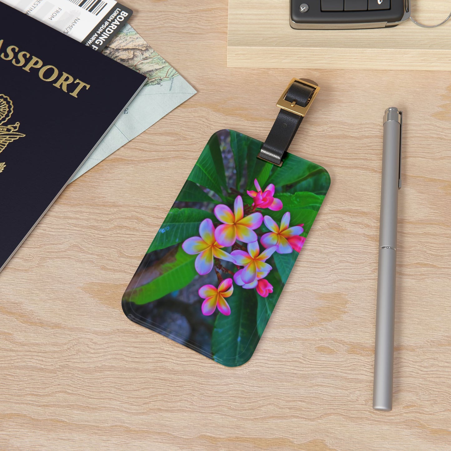 Luggage Tag - Hawaiian Flowers