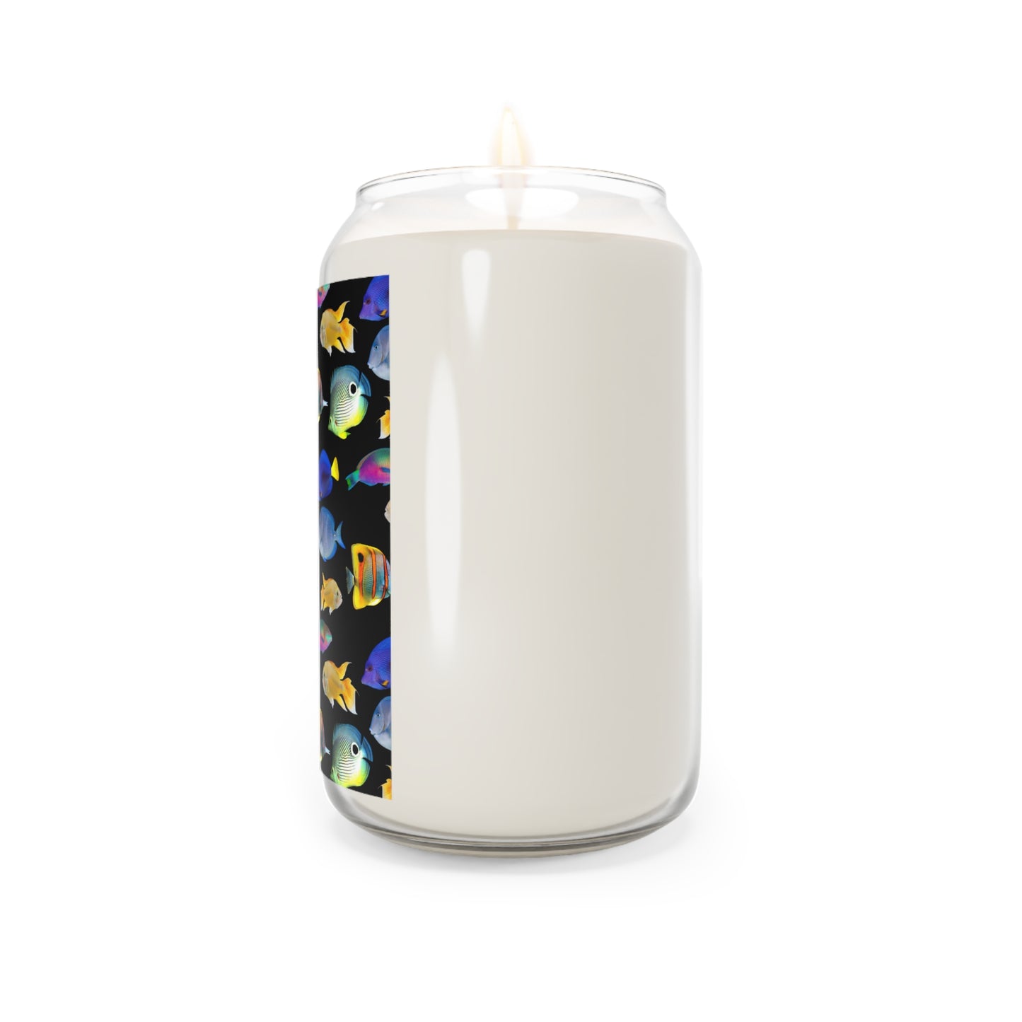 Scented Candle, 13.75oz - School of Fish, Black