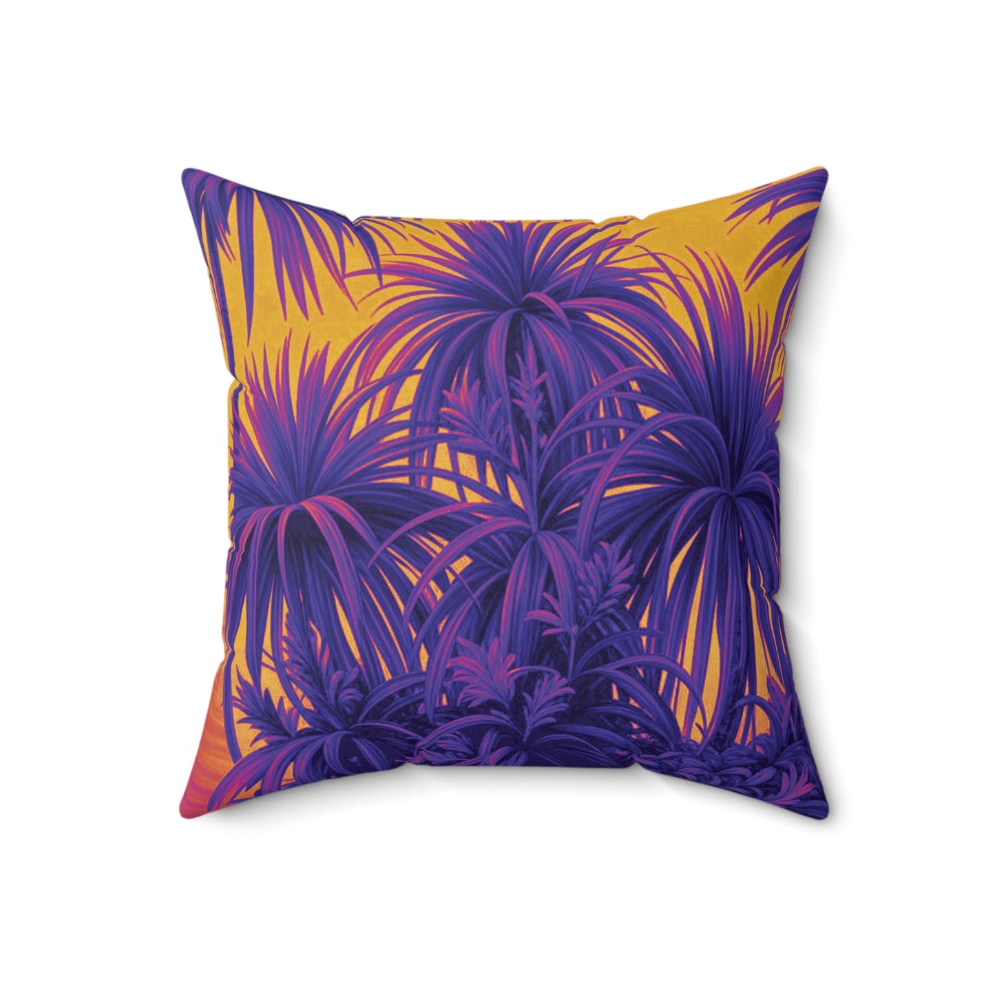 Decorative Pillow - Accent Cushion, 4 Sizes / Tiny Palm Island Pop