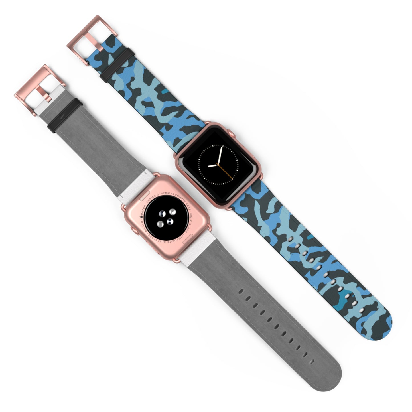 Apple Watch Band - Coral Threads, Blue
