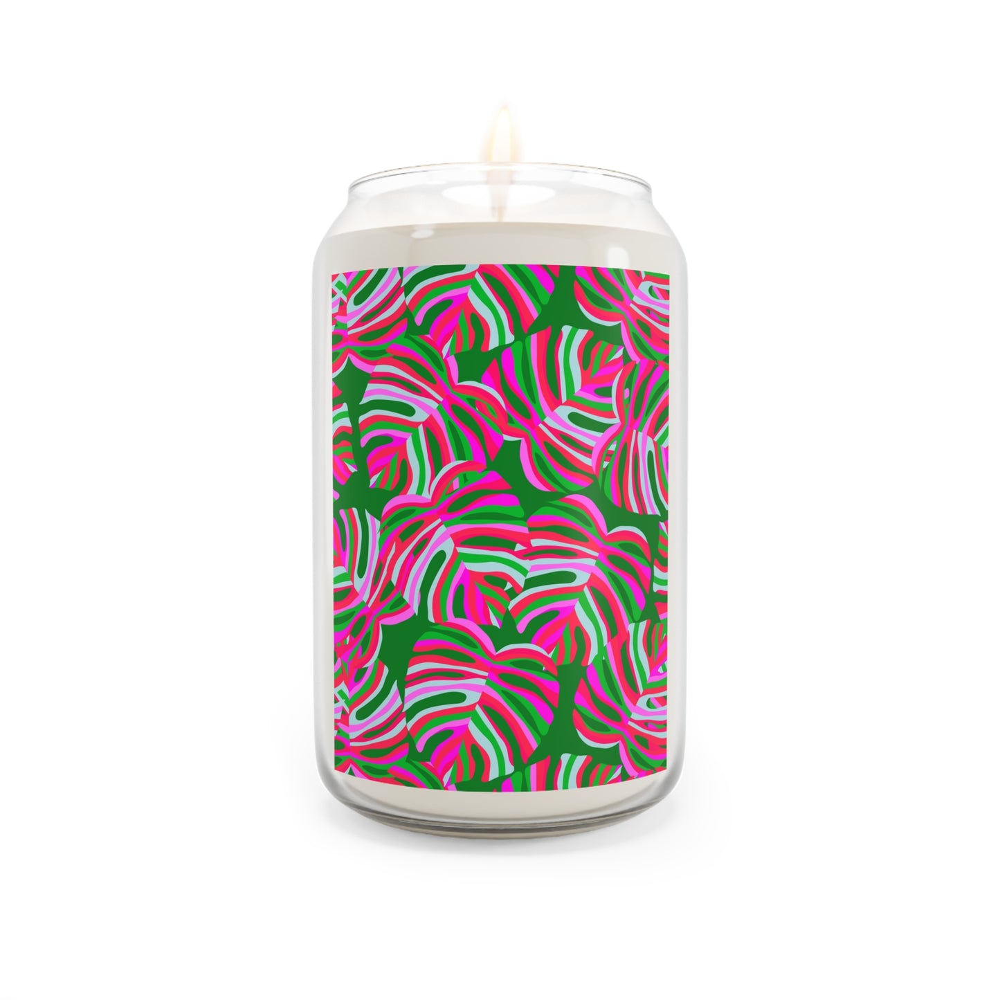 Scented Candle, 13.75oz - Monstera Pink Pop