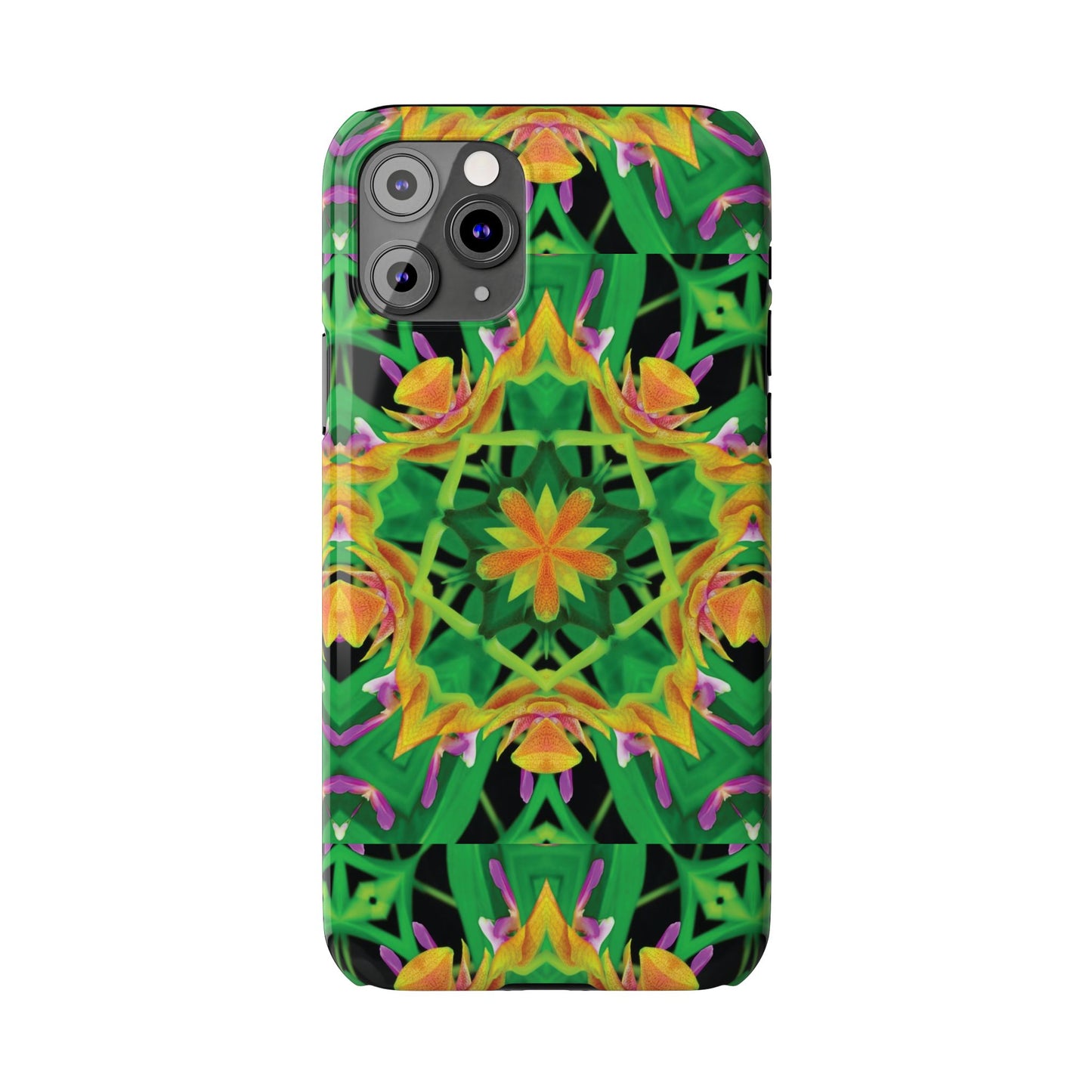 Slim Phone Cases - Orchid Kaleidoscope #2