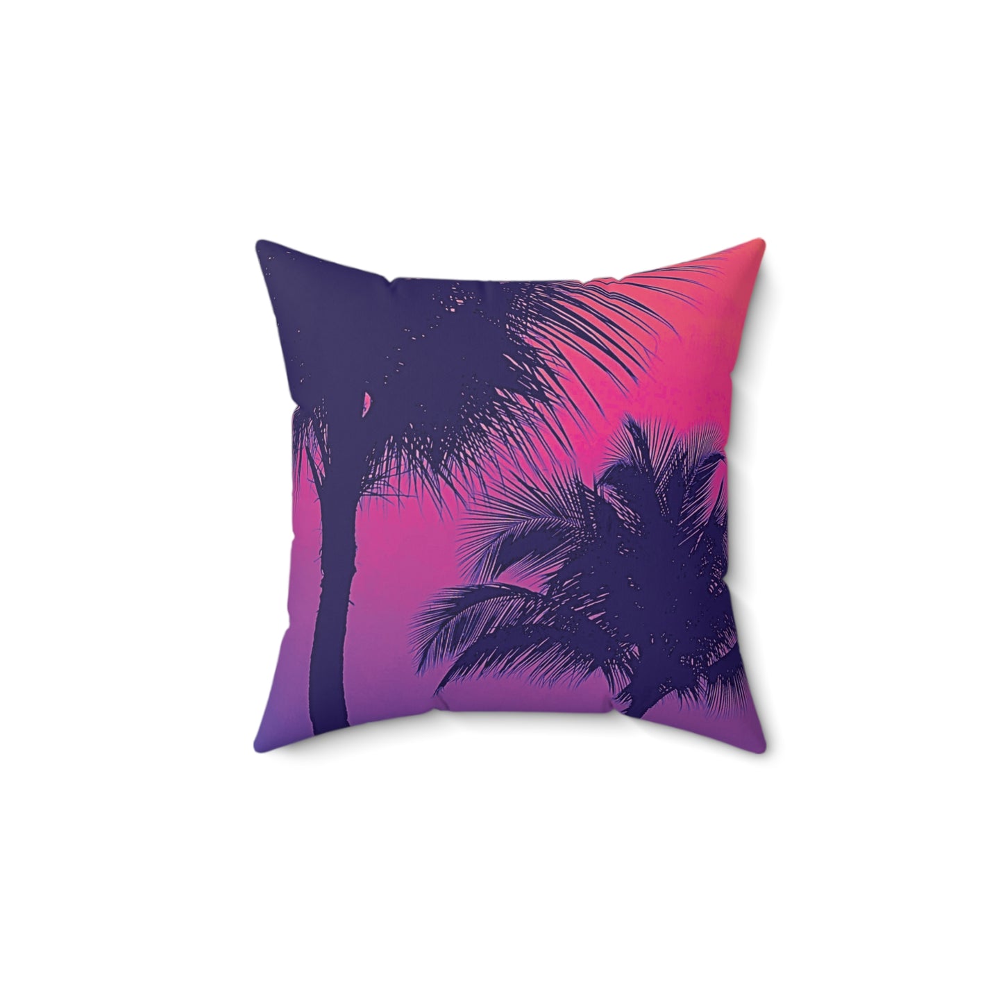 Decorative Pillow - Accent Cushion, 4 Sizes / Palm Glow Pop