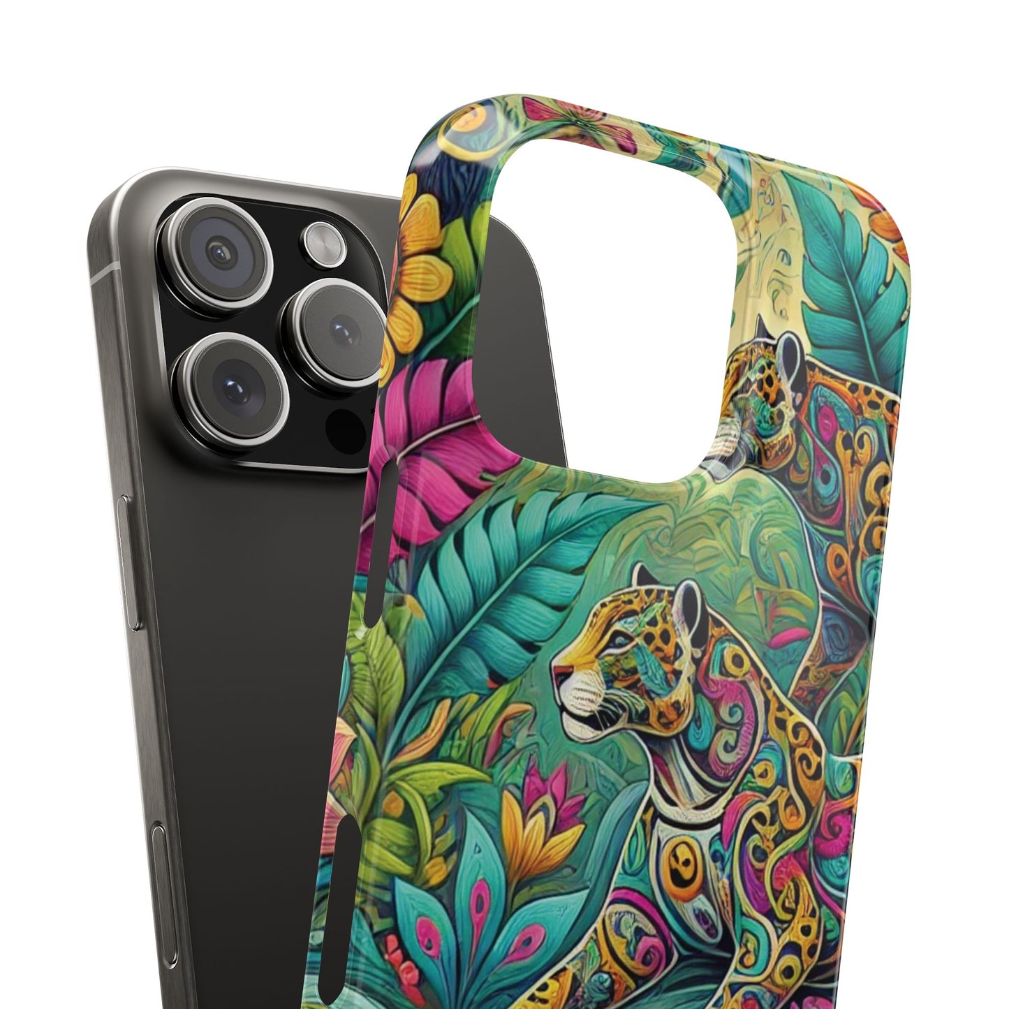 Slim Phone Cases - Jaguar Pop