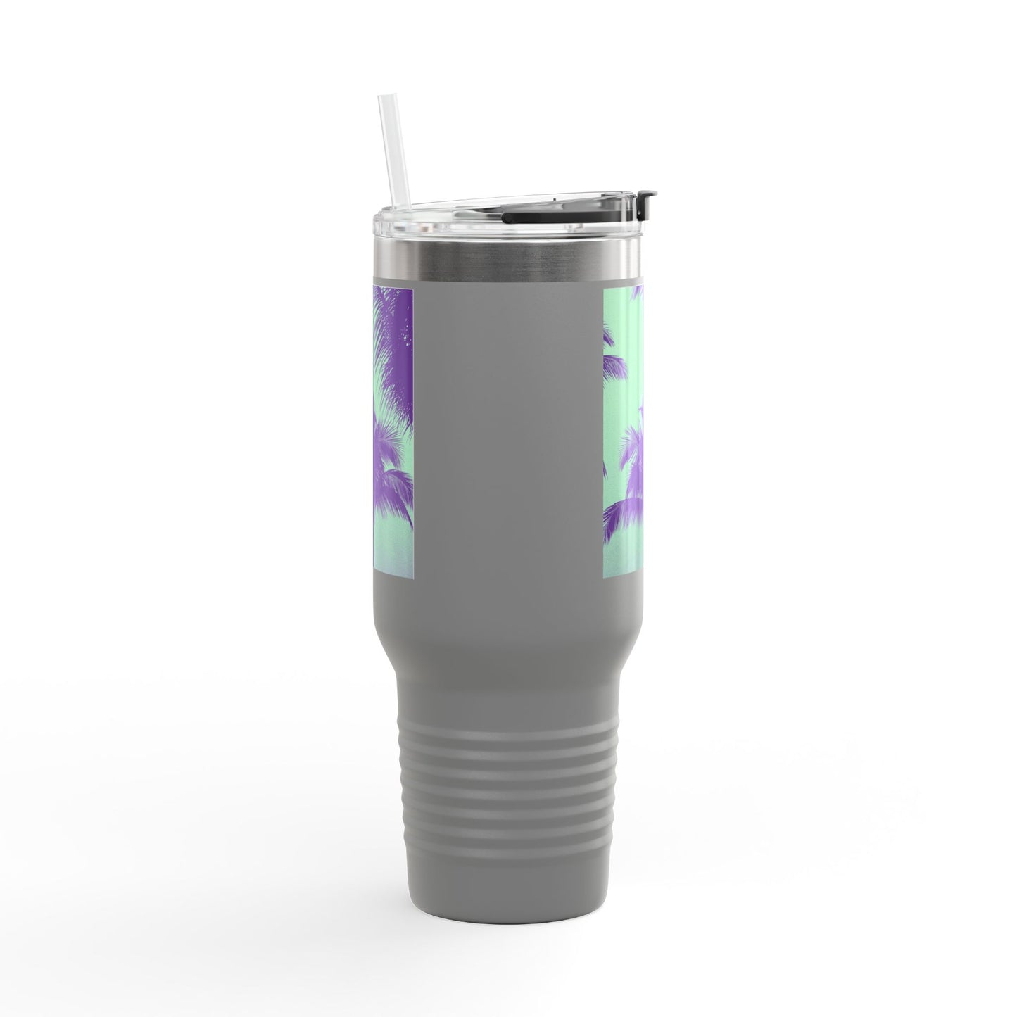 Insulated Travel Mug, 40oz / Palm Glow Minty - Perfect for Outdoor Adventures