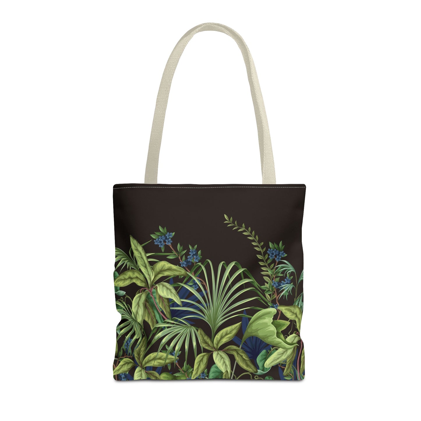 Tropical Midnight Jungle Tote Bag - 3 Sizes