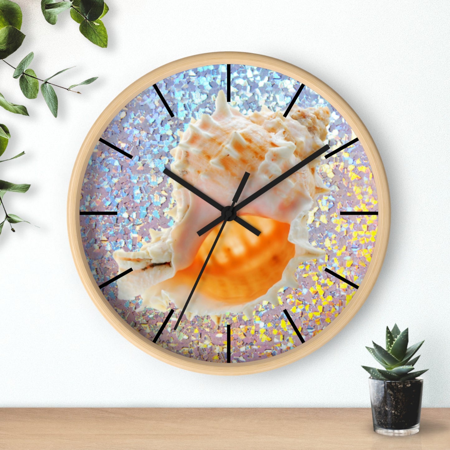 Wall Clock, Disco Conch, Hands/Base Variants