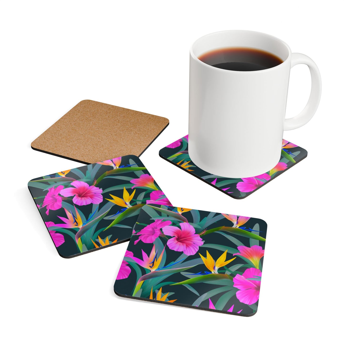 Coaster Set - Tropical Delights