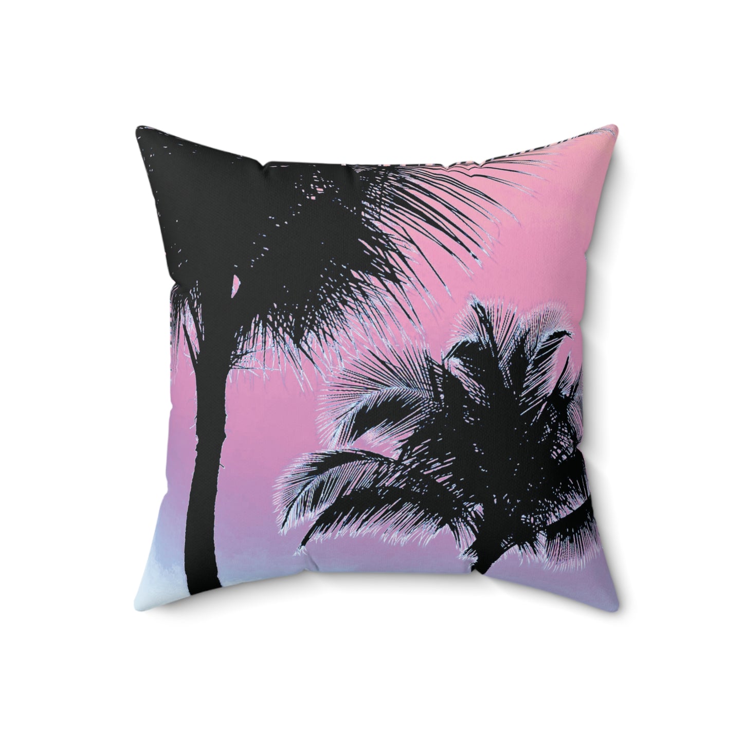 Decorative Pillow - Accent Cushion, 4 Sizes / Palm Glow Pastels