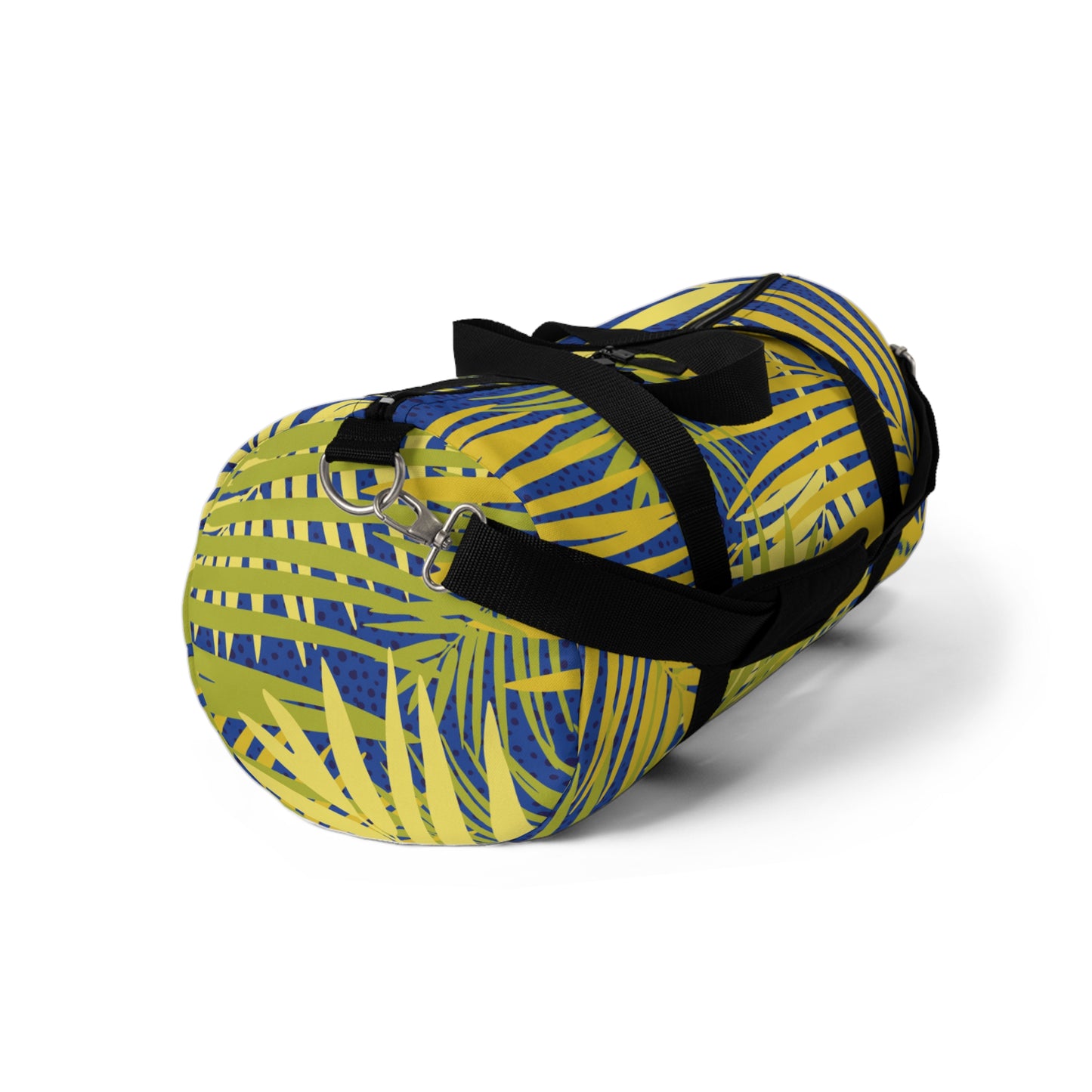 Tropical Rainforest Duffel Bag - Perfect for Travel and Gym / Gold Palms