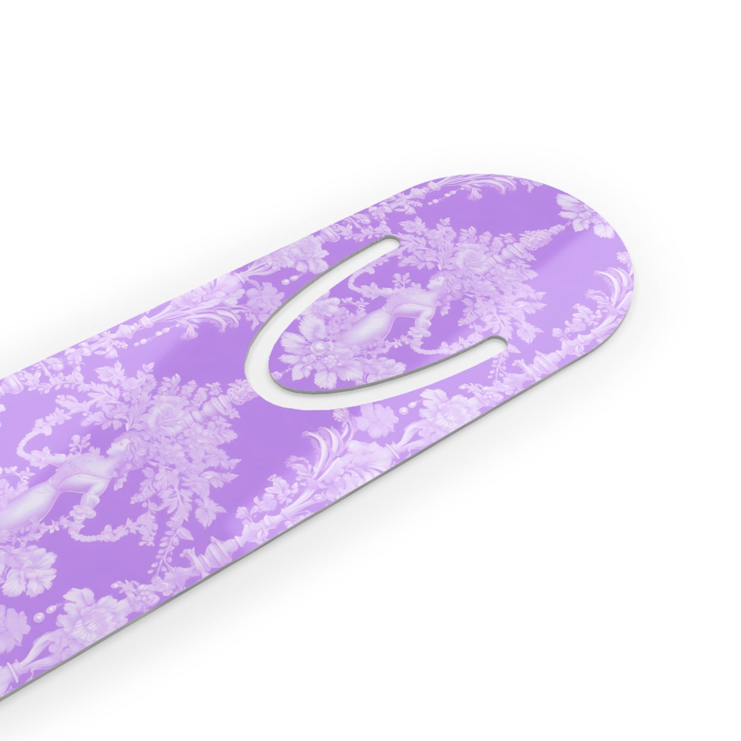 Bookmark - Aluminum, Pearl Lady Toile/Lavender