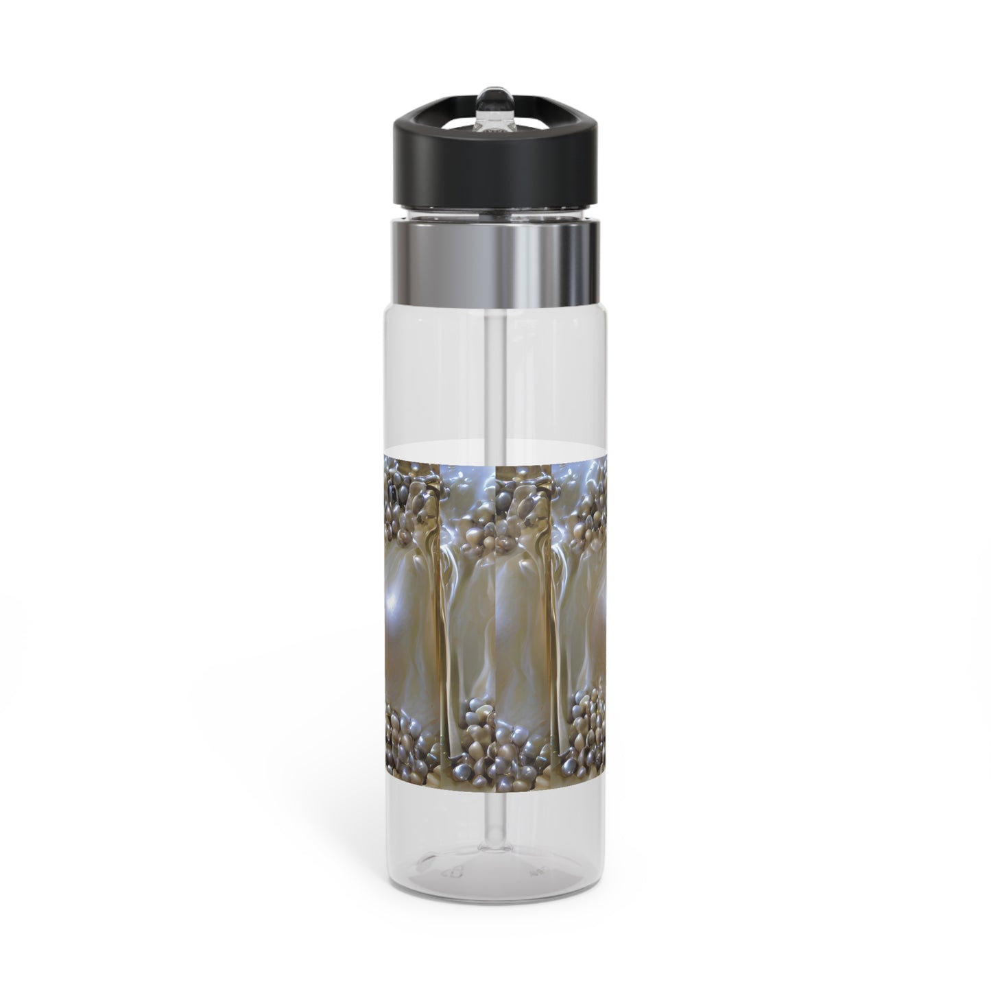 Tropical 20oz Tritan Sport Water Bottle -  Leakproof, Lightweight, BPA-Free / Natural Pearl Fantasy