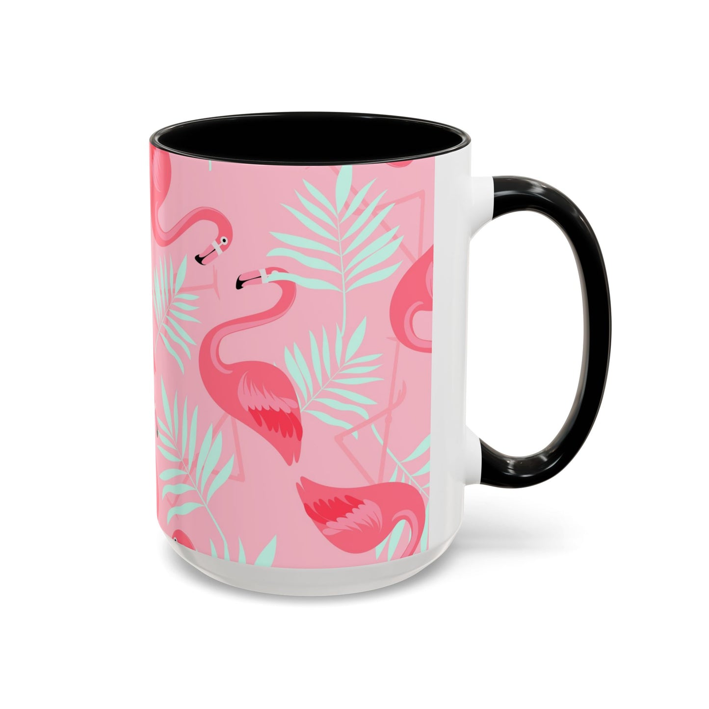 Copy of Accent Coffee Mug (11, 15oz), Hawaiian Flowers / Various Colors