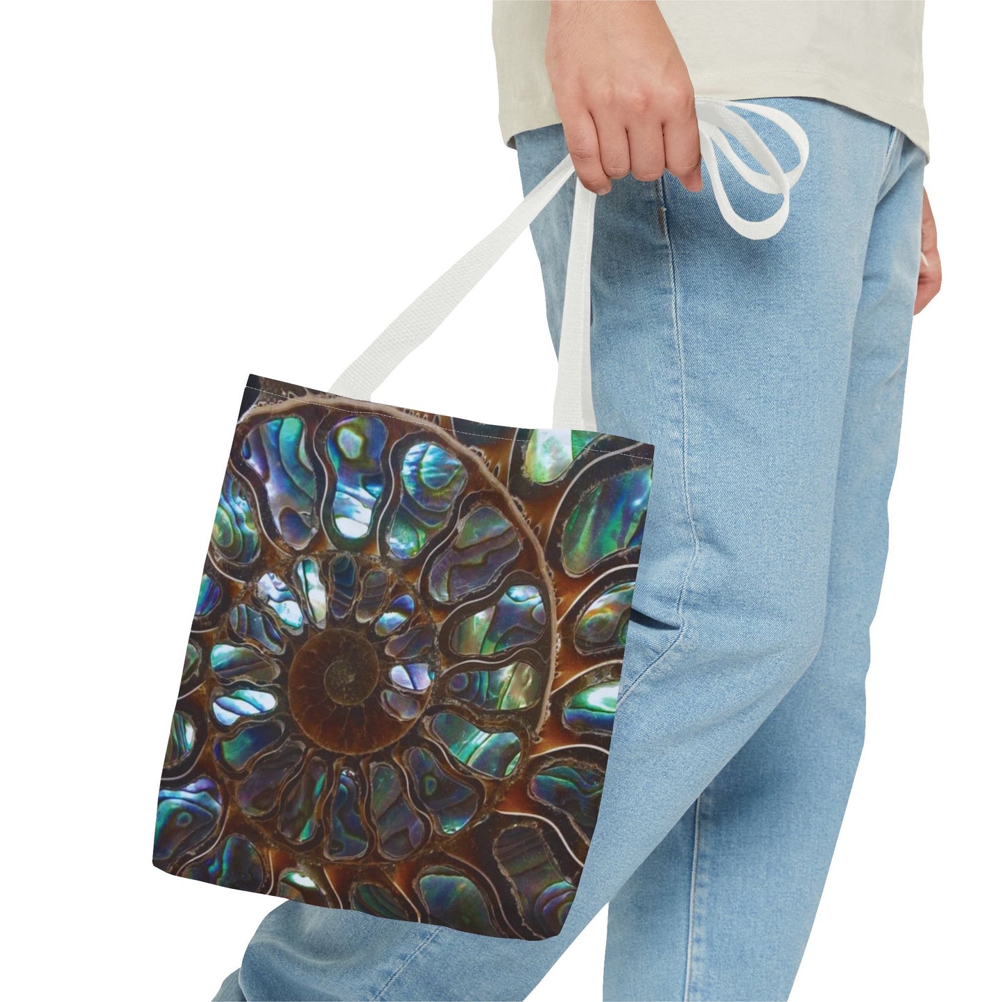 Ammonite & Abalone Shells Tote Bag - 3 Sizes