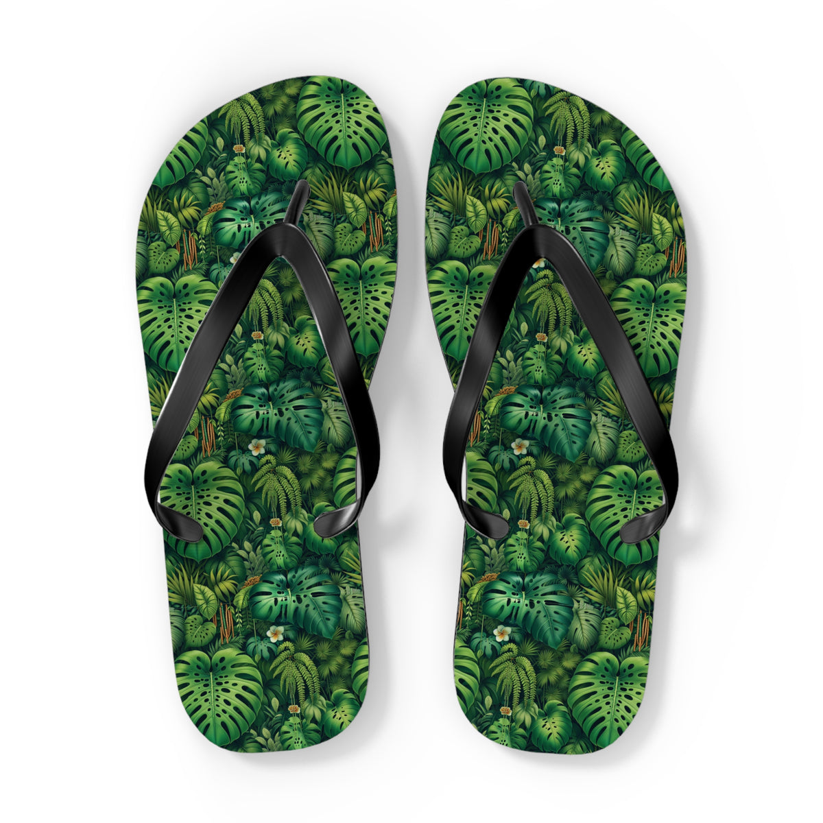 Flip Flops - Rainforest Greenery