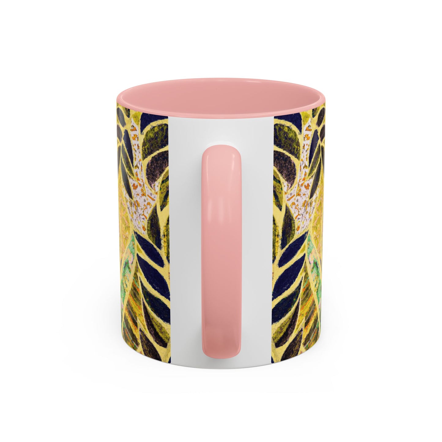 Accent Color Coffee Mug (11, 15oz), Amazon Whimsy/Yellow, Various Colors