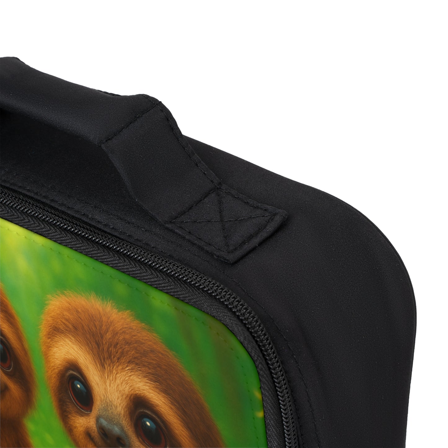 Baby Sloths Lunch Bag - Eco-Friendly Insulated Tote, Adult and Child Lunchbox / Perfect for Picnics, Beach Outings
