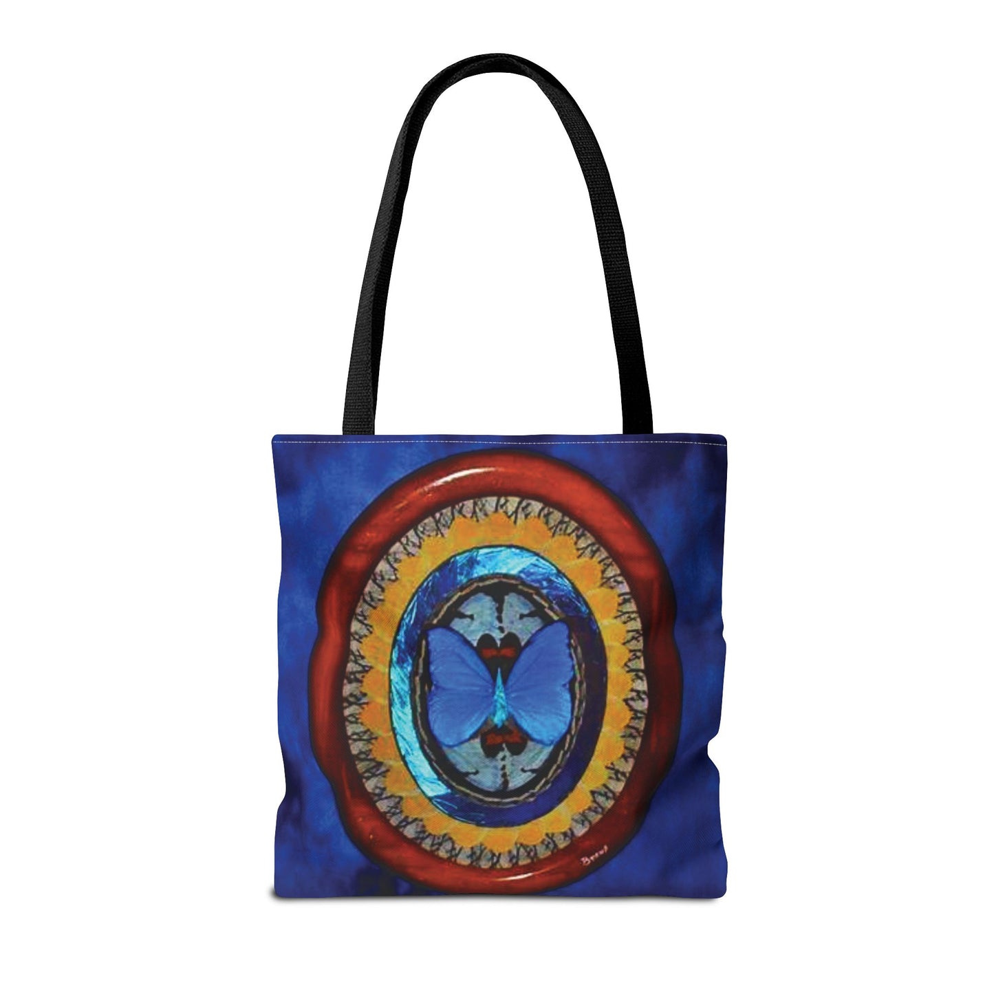 Real Oval Butterfly Wing Art Tote Bag - 3 Sizes