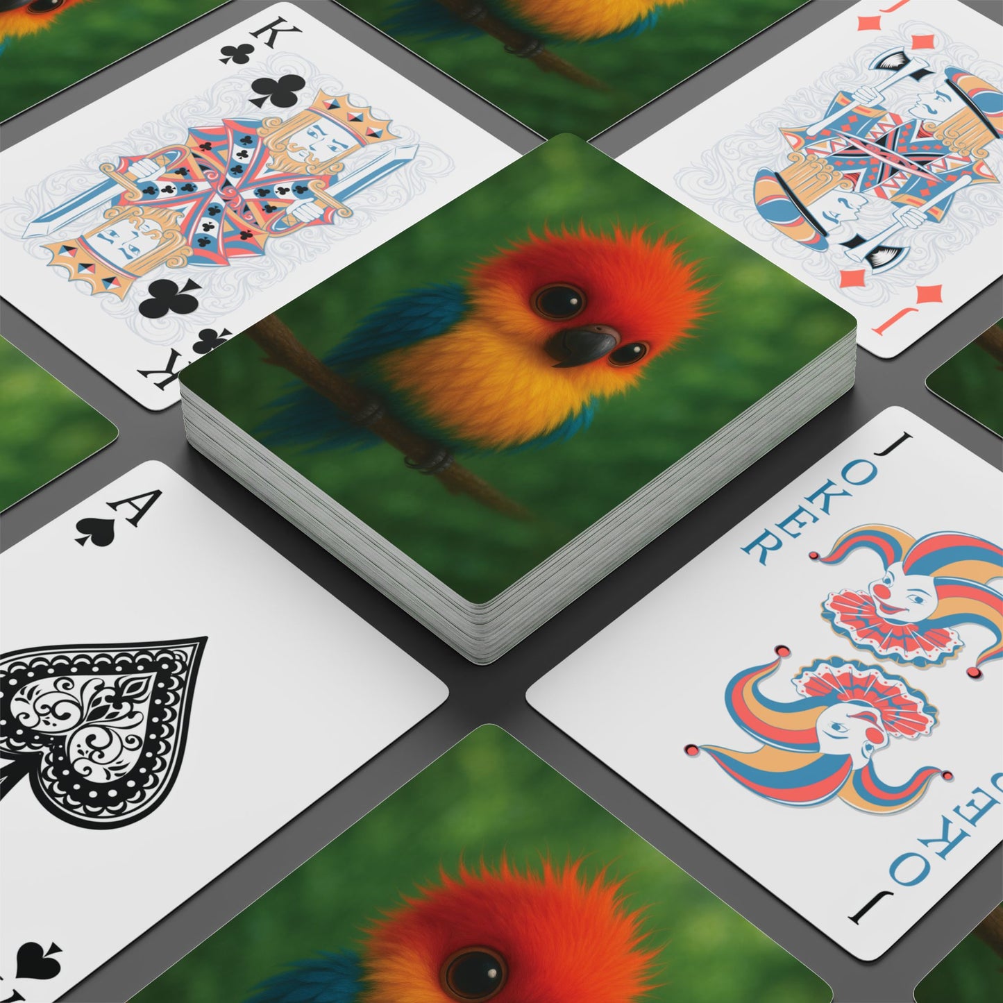 Poker Playing Cards - Baby Parrot