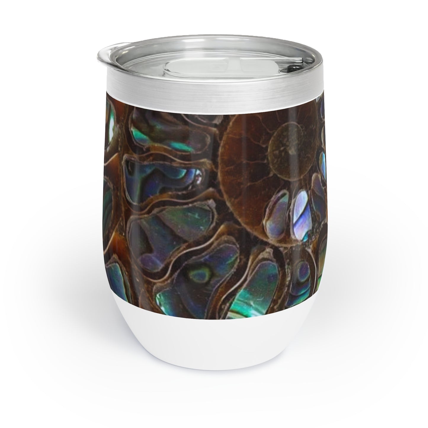 Chill Wine Tumbler - Ammonite and Abalone