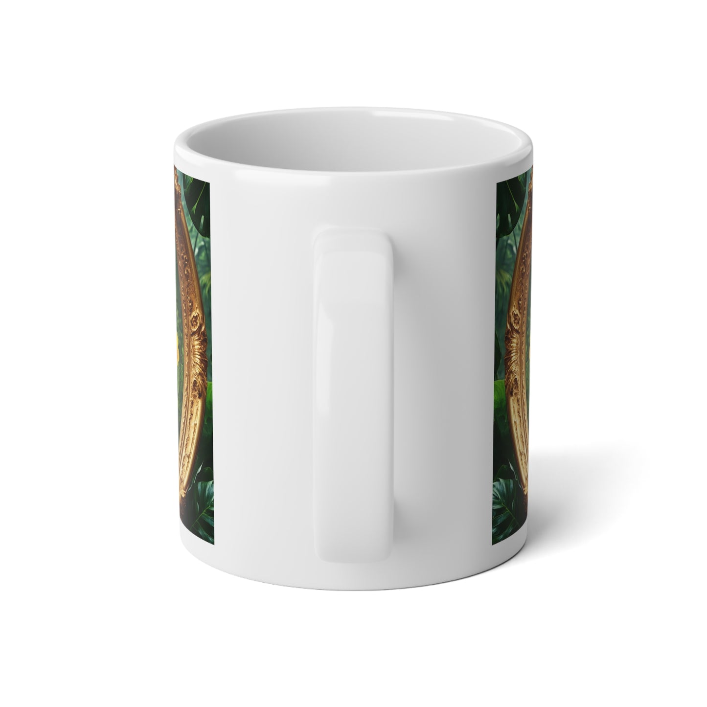 Jumbo Mug, 20oz, Framed Swallowtail Butterfly | Tropical Coffee Cup
