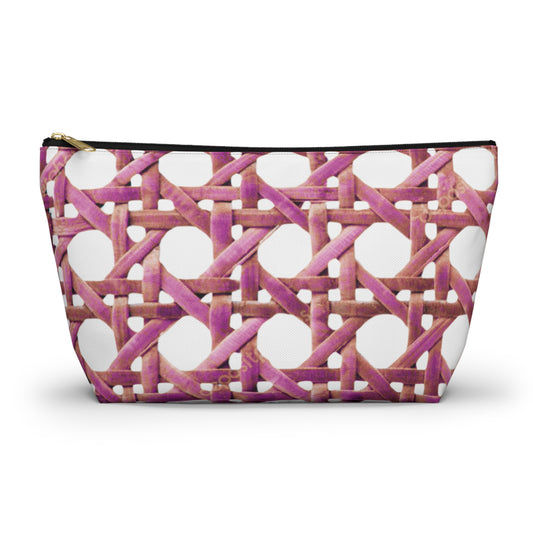 Tropical Accessory Pouch, 2 sizes | Makeup Bag | Perfect for Travel & Everyday Use / Beach Chair Wicker, Hibiscus