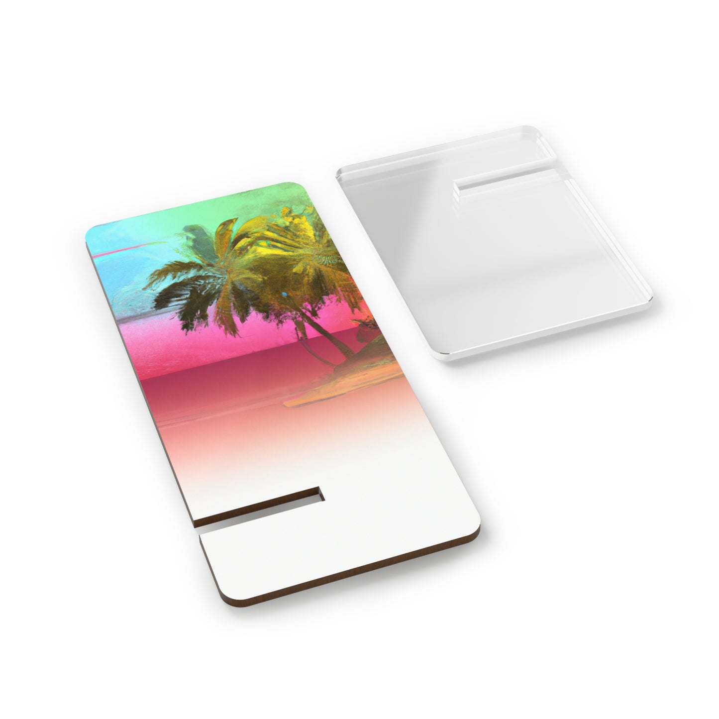 Mobile Display Stand for Smartphones, Watercolor Sunset