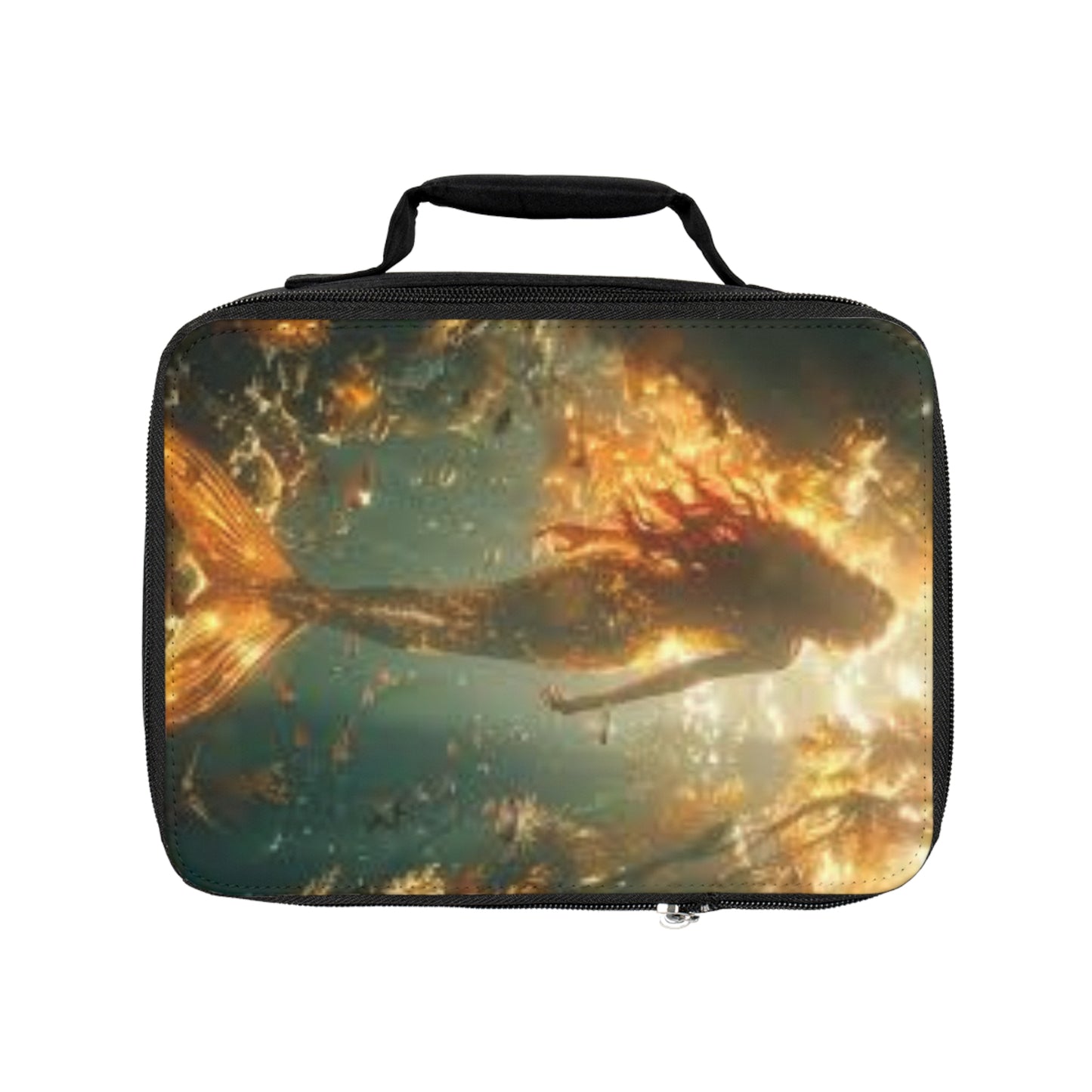 Mermaid Adventure Lunch Bag - Eco-Friendly Insulated Tote, Adult and Child Lunchbox / Perfect for Picnics, Beach Outings