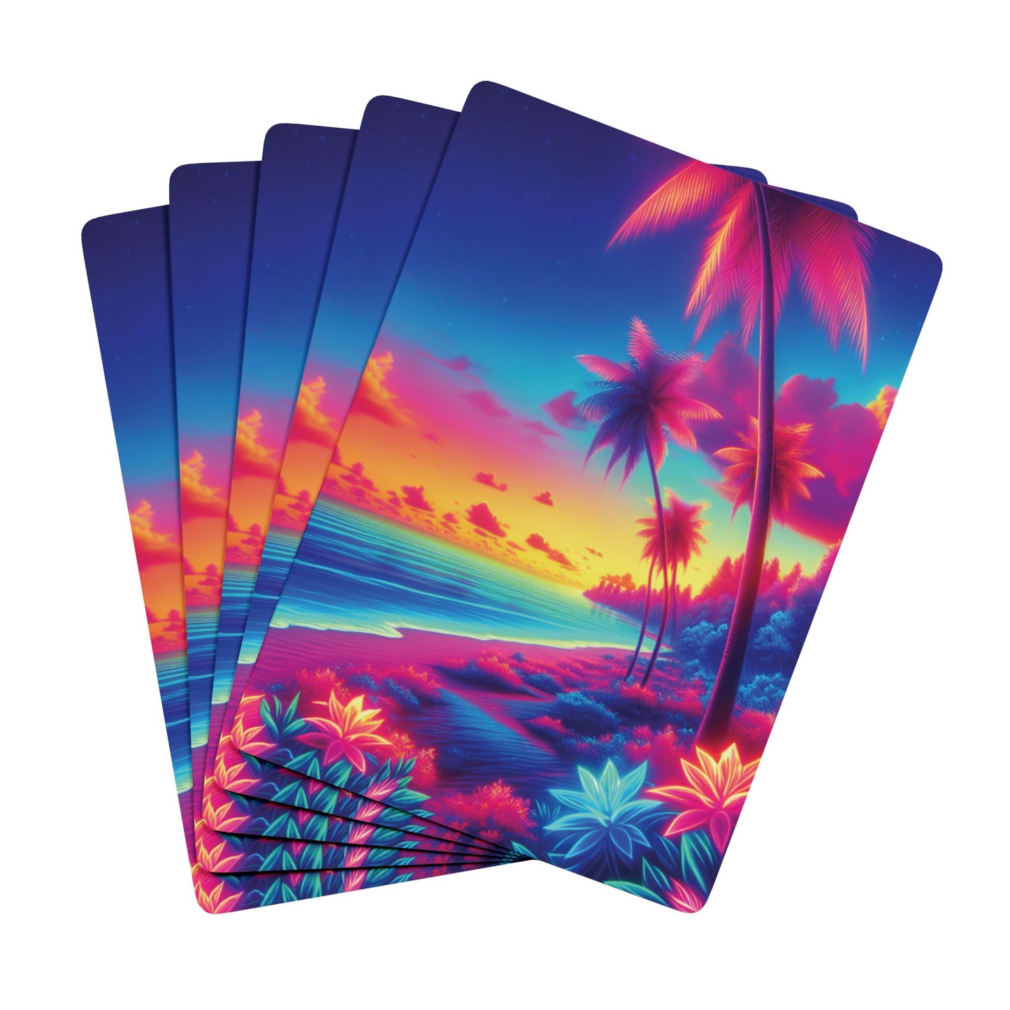 Poker Playing Cards - Glorious Skies Tropical Beach