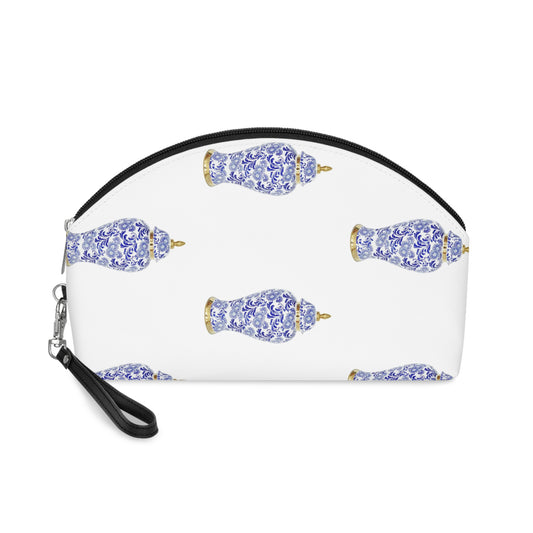 Makeup Bag - Blue & White Ginger Jar