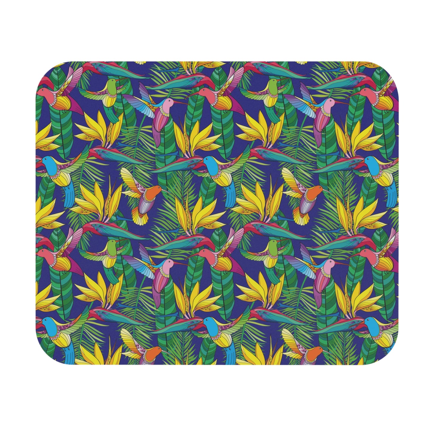 Mouse Pad (Rectangle) - Bird of Paradise Toile