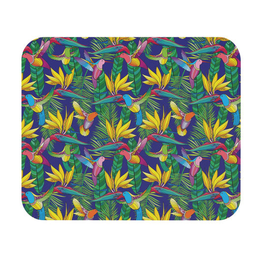 Mouse Pad (Rectangle) - Bird of Paradise Toile