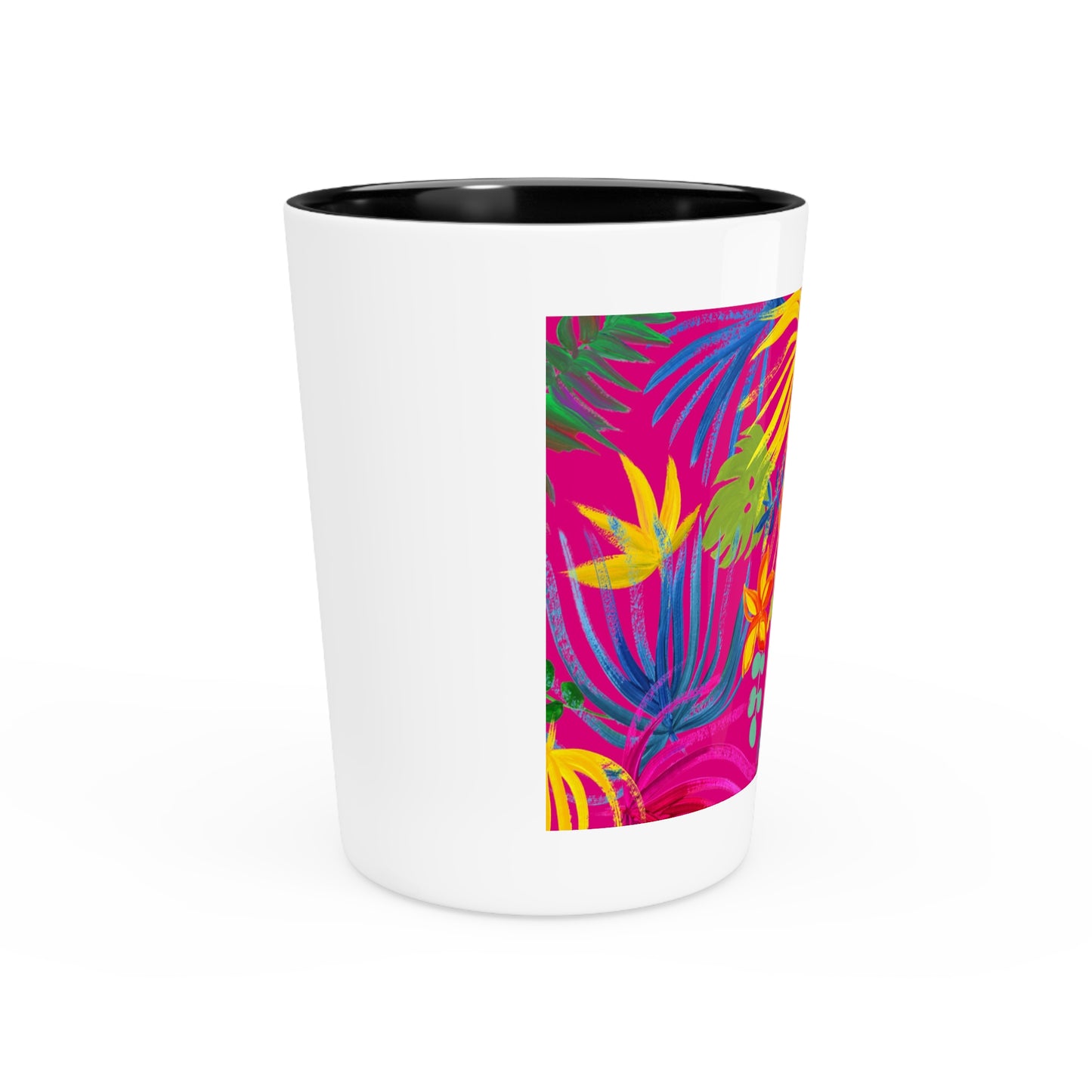 Ceramic Shot Glass - Exotic Flora