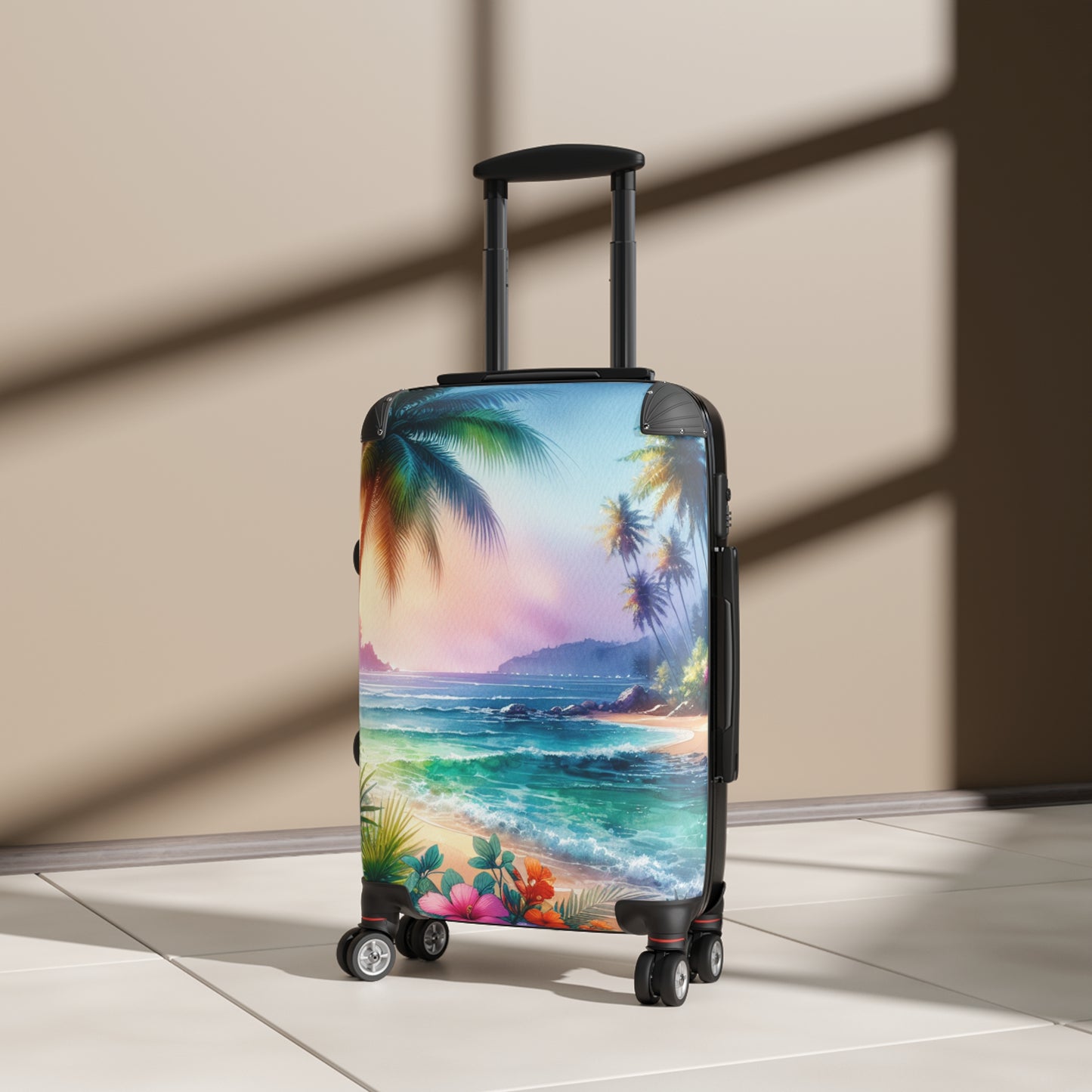 Tropical Suitcase - Stylish Travel Luggage for Adventurers / Bay of Peace