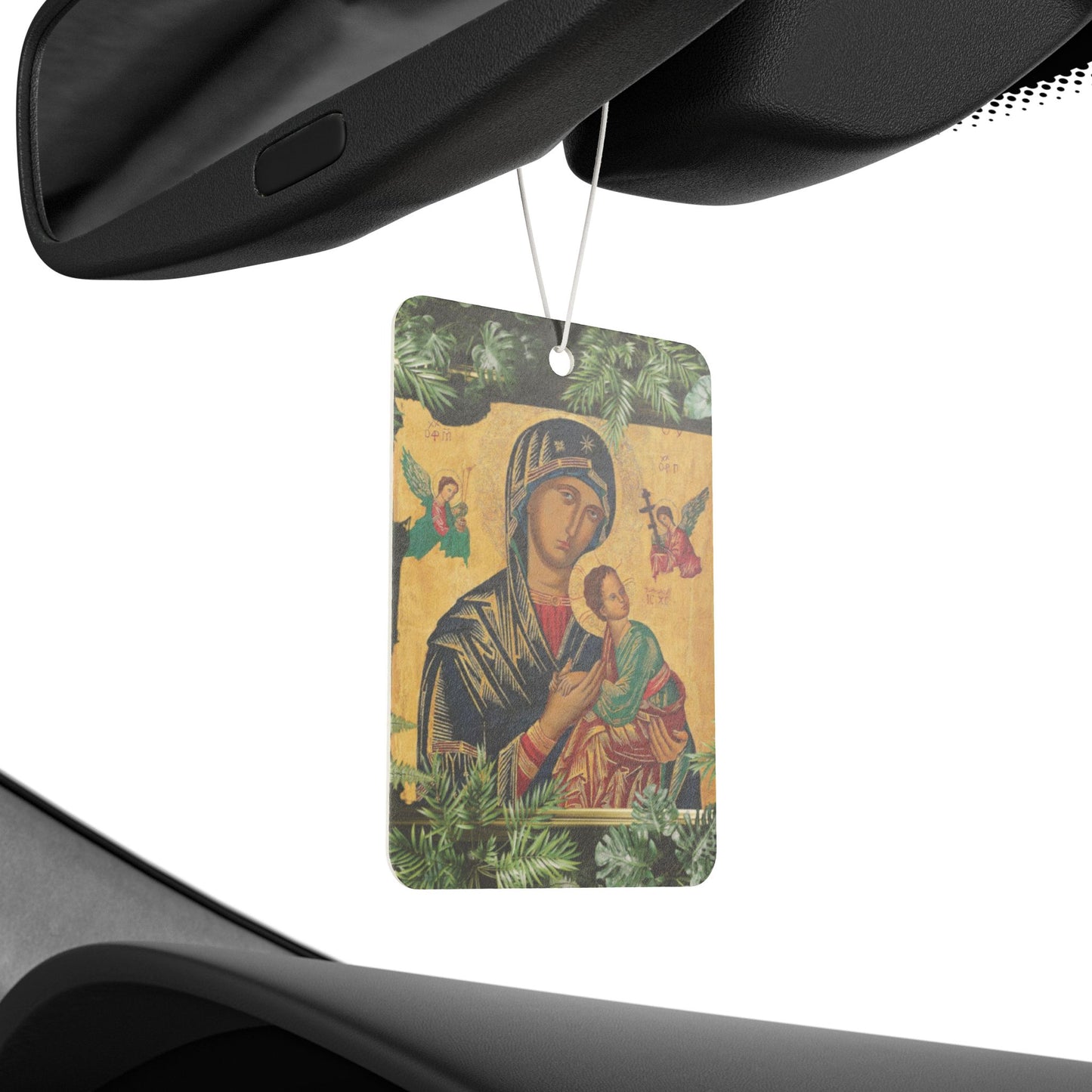 Car Air Freshener - Tropical Our Lady of Perpetual Help, Religious