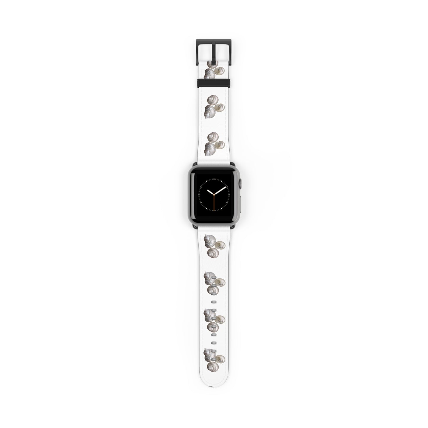 Apple Watch Band - Nautilus Shell Trio, white