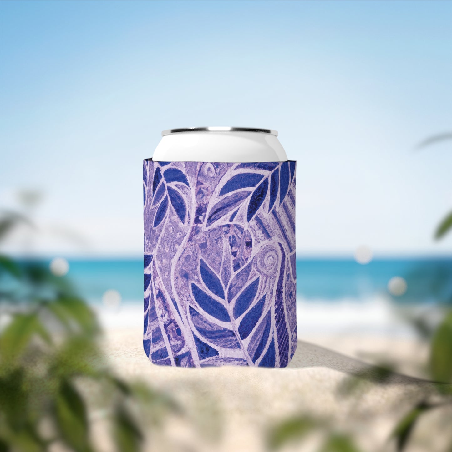 Amazon Whimsy/Amethyst Can Cooler Sleeve - Perfect for Outdoor Picnics