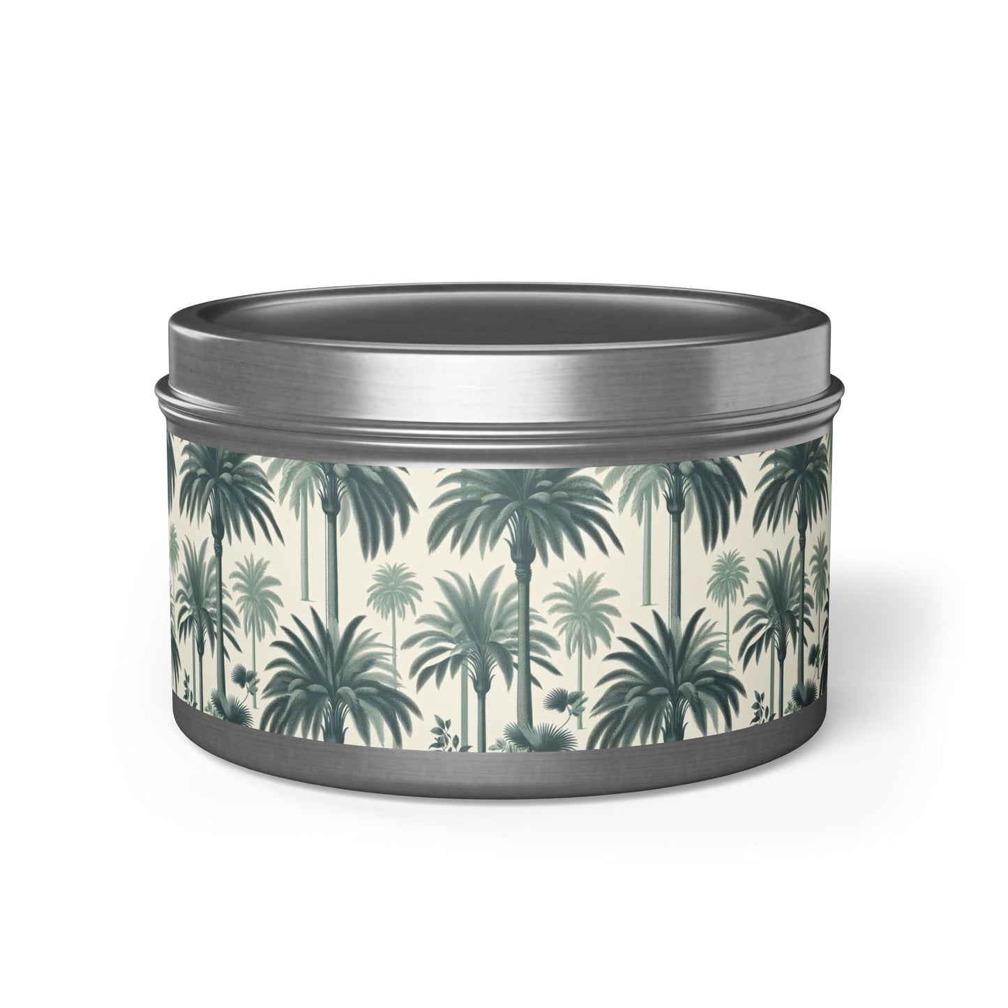 Tin Candles, 2 sizes, 3 tin colors - High Five Palms