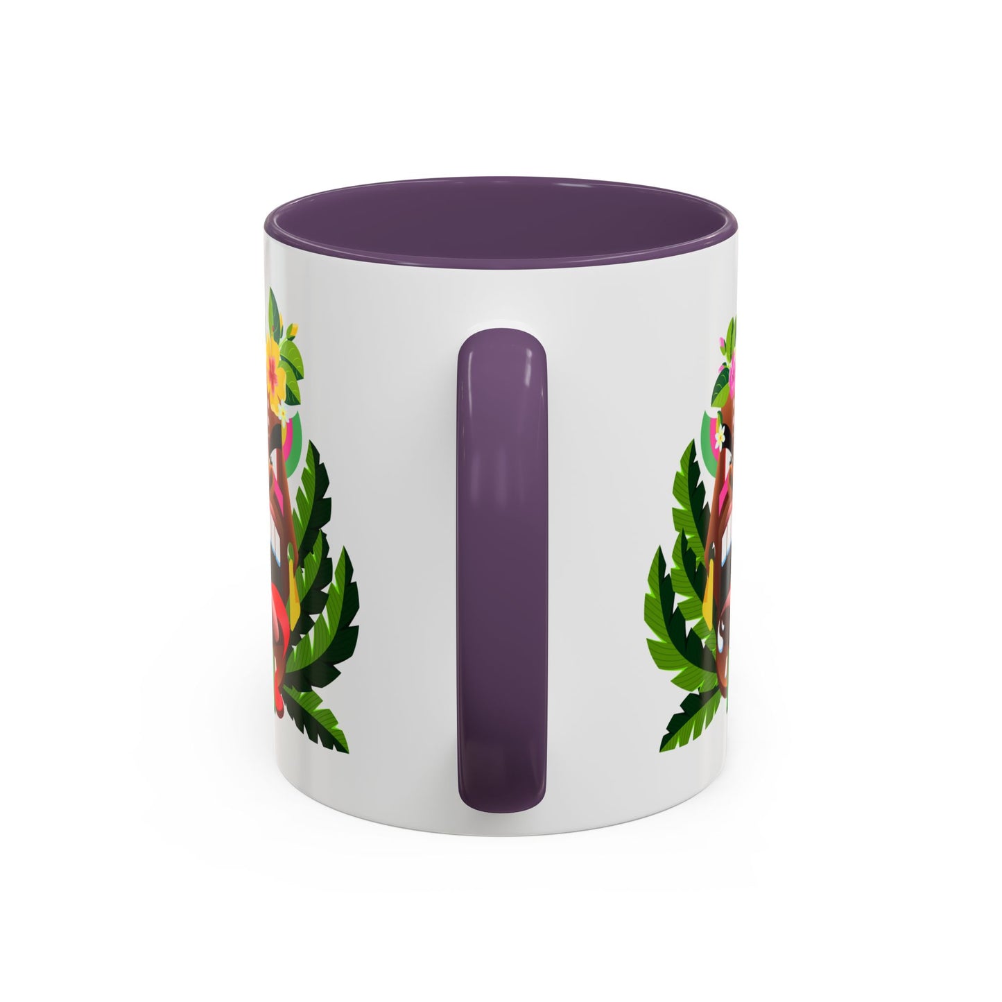 Accent Coffee Mug (11, 15oz), 8 Colors - Tiki Boss Alelo