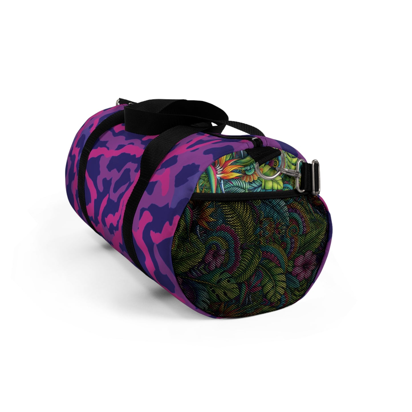 Tropical Duffel Bag - Perfect for Travel and Gym / Coral Threads, Heatwave