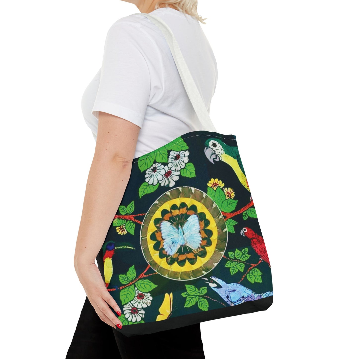 Parrots & Butterfly/Real Wings Tote Bag - 3 Sizes