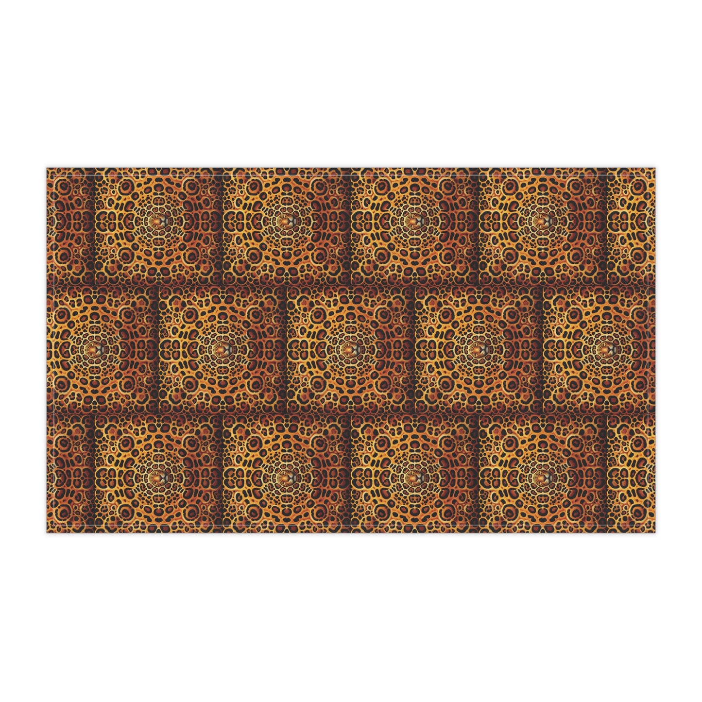 Tea Towels (cotton, poly) / Kaleido Jaguar Spots